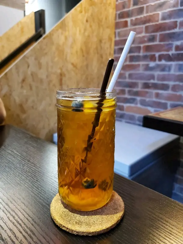 芒果蜜桃水果茶