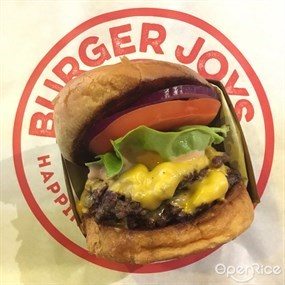 Double&#160; Cheese&#160; Burger - 灣仔的Burger Joys