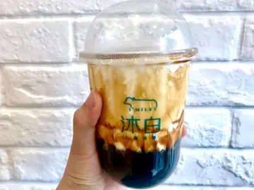 沐白黑糖波霸鲜奶