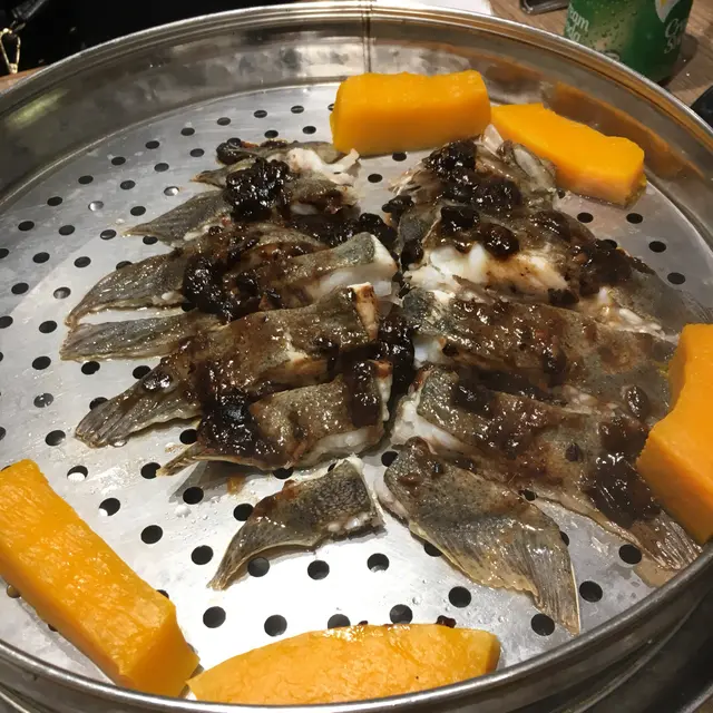 豆豉蒸多寶魚