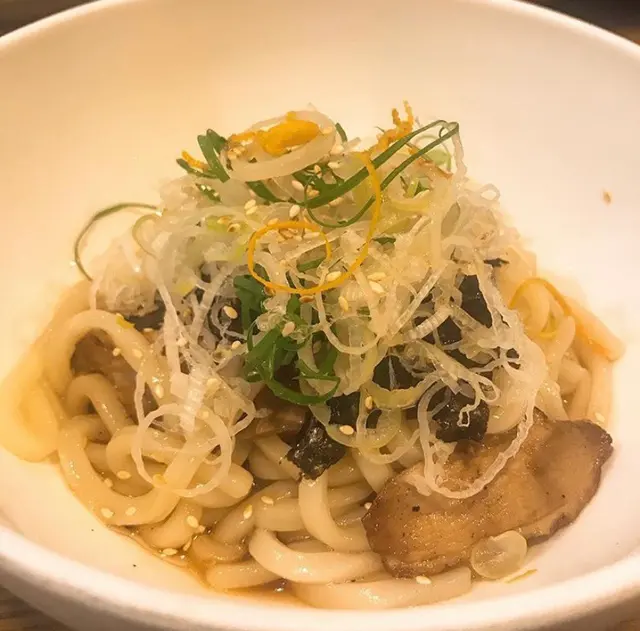 橙汁燒鴨冷烏冬