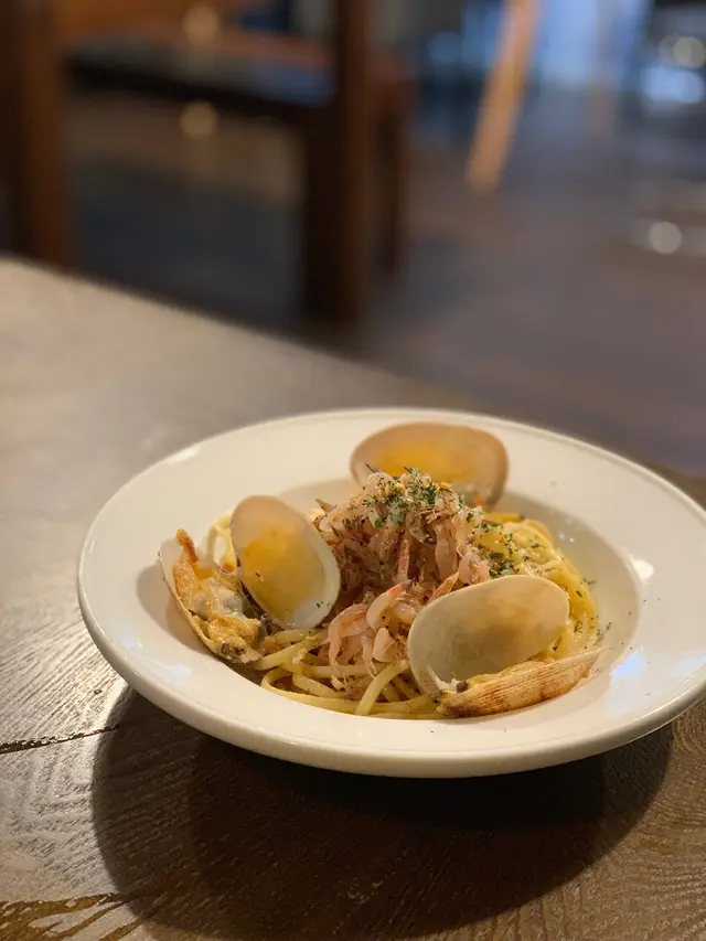 櫻花蝦牛油大硯意大利面