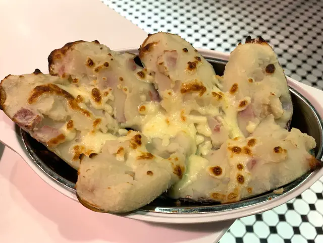 薯蓉焗青口