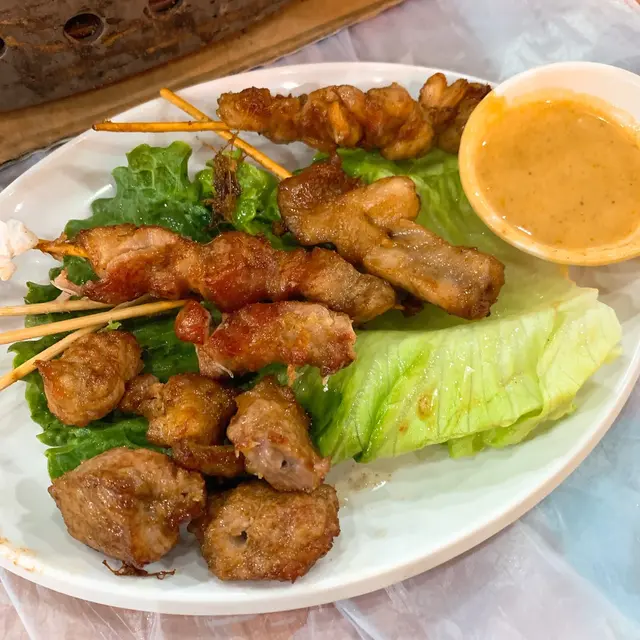 個沙嗲醬係好味,肉唔乾