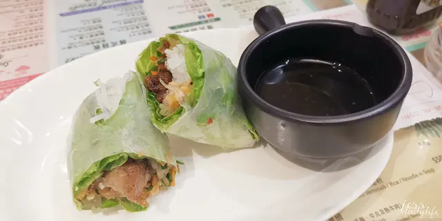 水晶香茅豬肉米紙卷