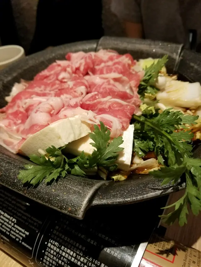牛肉shabu shabu