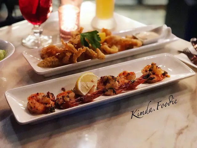 香蒜辣椒檸檬汁炒蝦