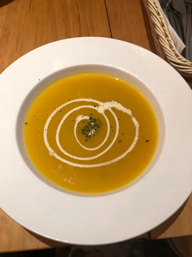 似漿糊的南瓜湯