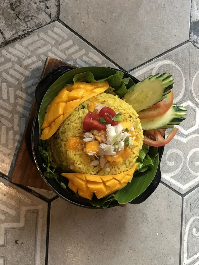 芒果蟹肉炒飯