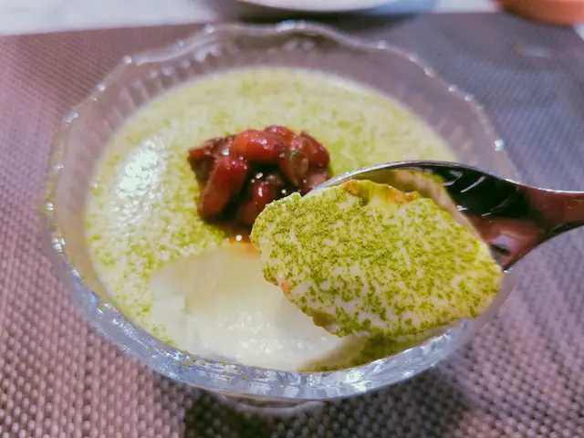 抹茶紅豆豆腐布丁