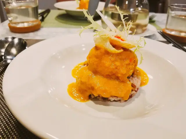 香芒咖哩蔬菜漢堡紅米飯