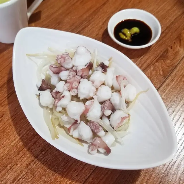 白灼爽脆八爪魚