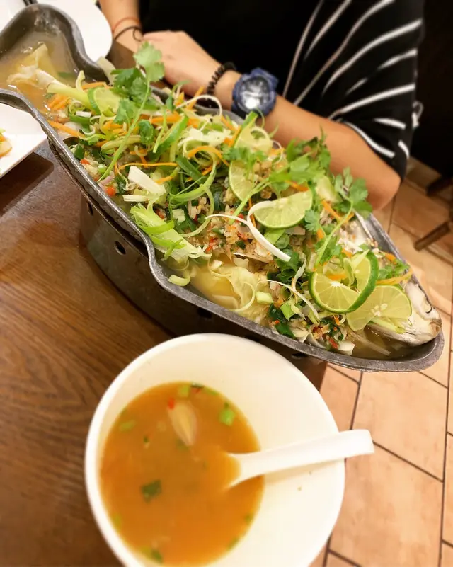 青檸辣椒明爐烏頭魚