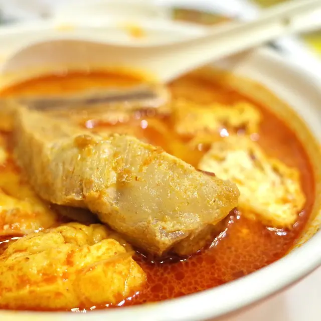 咖哩叻沙蝦肉肉骨河粉