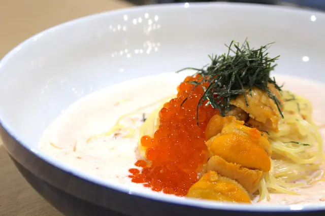 明太子醬海膽意粉