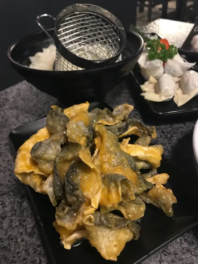 咸蛋炸魚皮