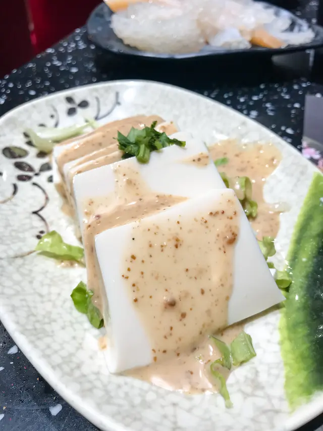 麻醬凍豆腐