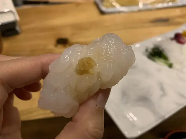 日本名古屋富山灣的白蝦