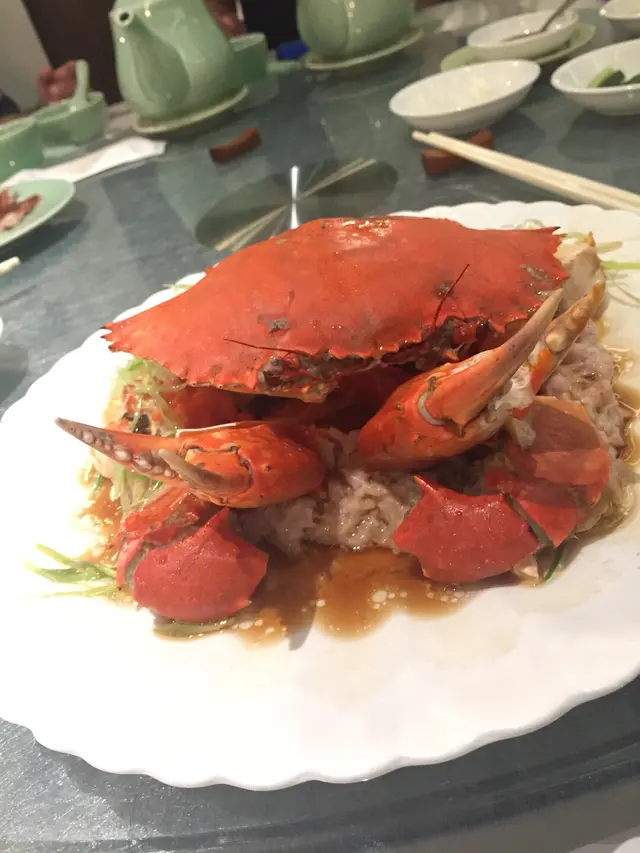 肉餅蒸蟹圈