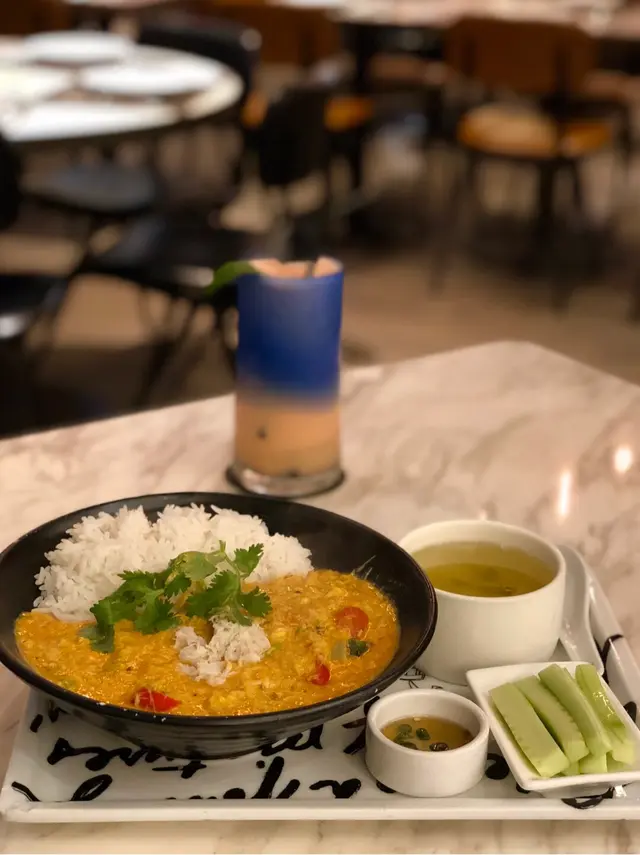 Yellow Curry Crab on Rice