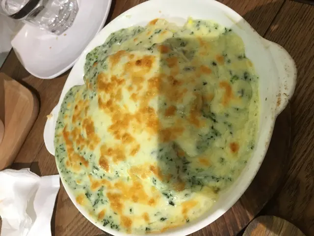 芝士焗忌廉菠菜龍利柳飯