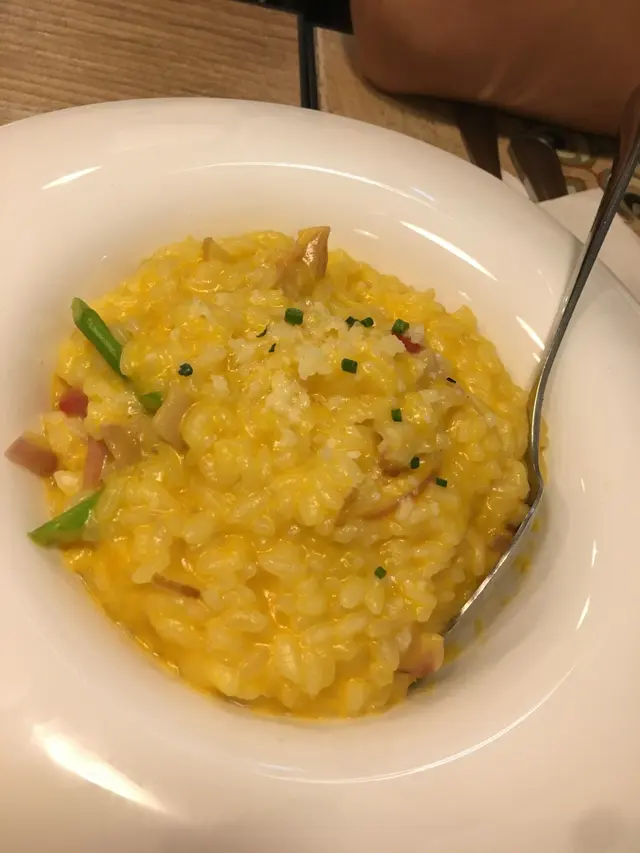 南瓜汁煙肉意大利飯