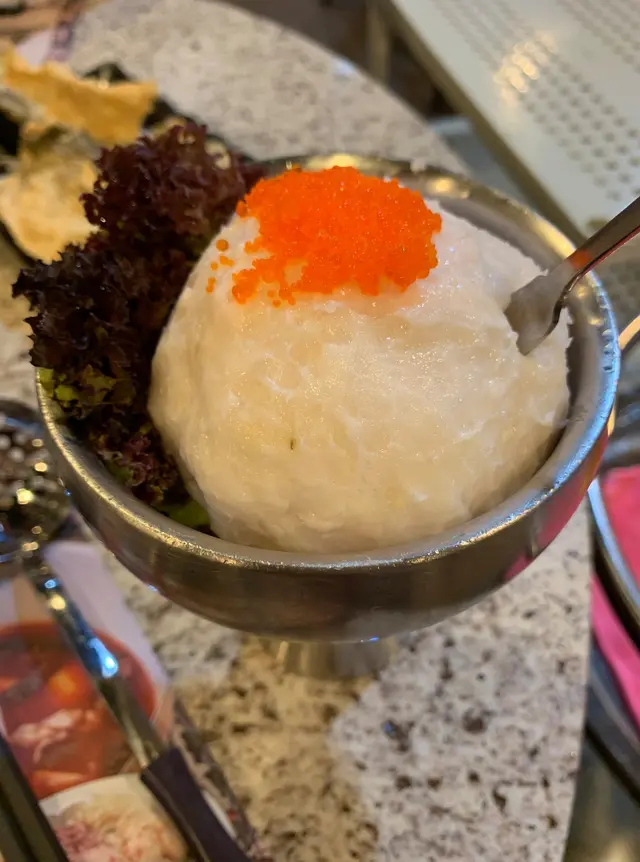 份量十足，手打墨魚滑夠哂爽口彈牙，口感極佳！
