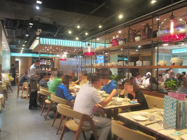 枱與枱之間較密集