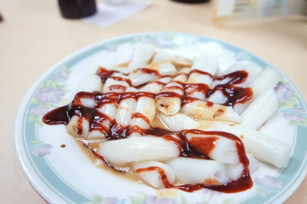 Rice Rolls at Hop Dip Tai in Sham Shui Po, Hong Kong