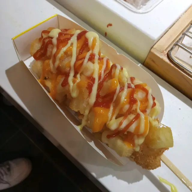 芝薯拉絲熱狗棒