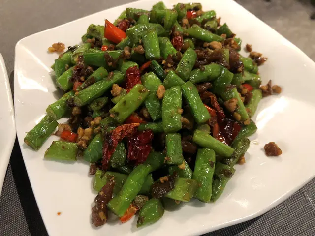 外婆菜四季豆炒肉碎