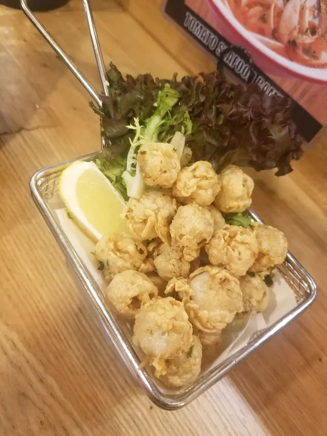 炸紫菜墨魚咀