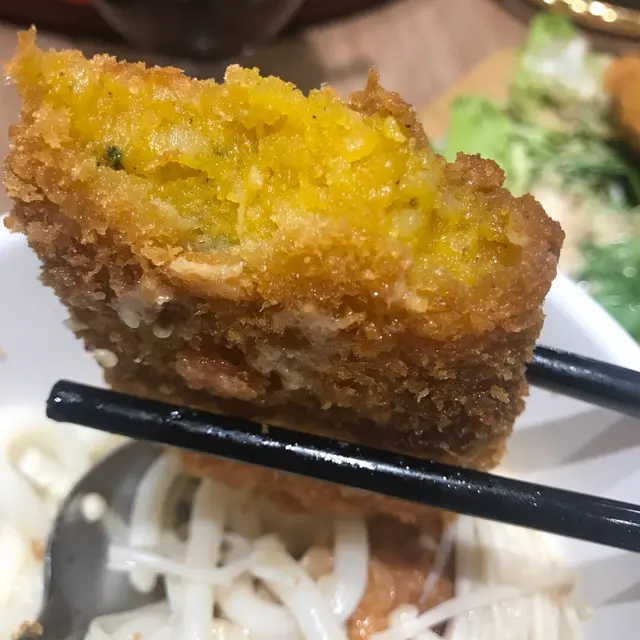 素菜炸物拼盤（南瓜餅）