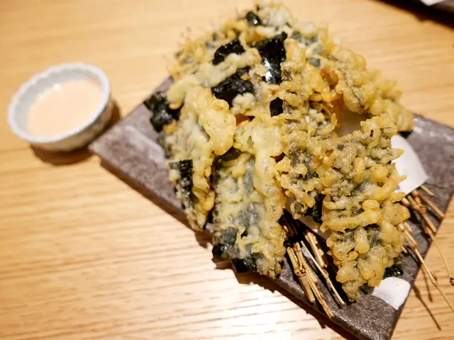 天婦羅紫菜伴明太沙律醬 