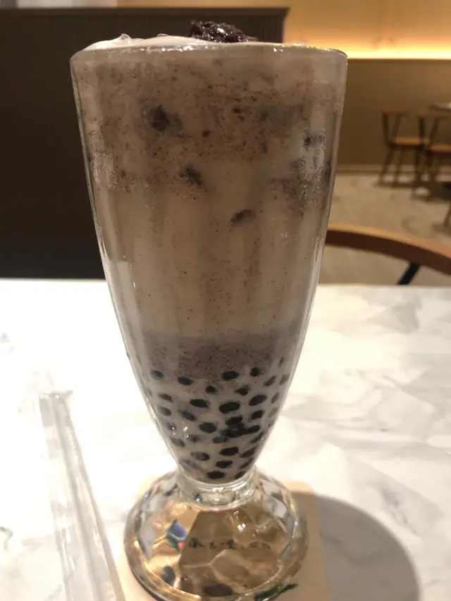 珍珠紅豆鮮奶茶