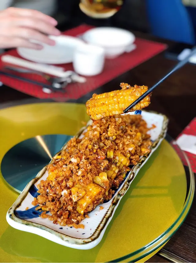 黑椒椒鹽炸粟米