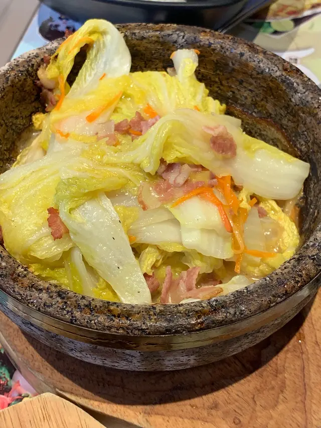 食到落底就鹹左少少  可能落多左啲煙肉