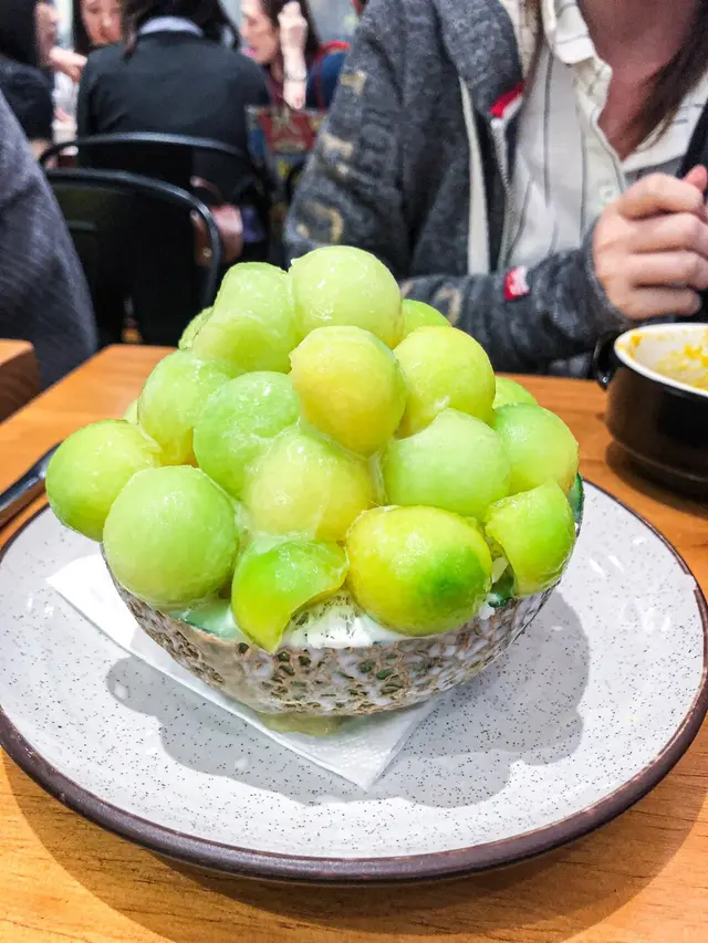 蜜瓜·牛乳刨冰