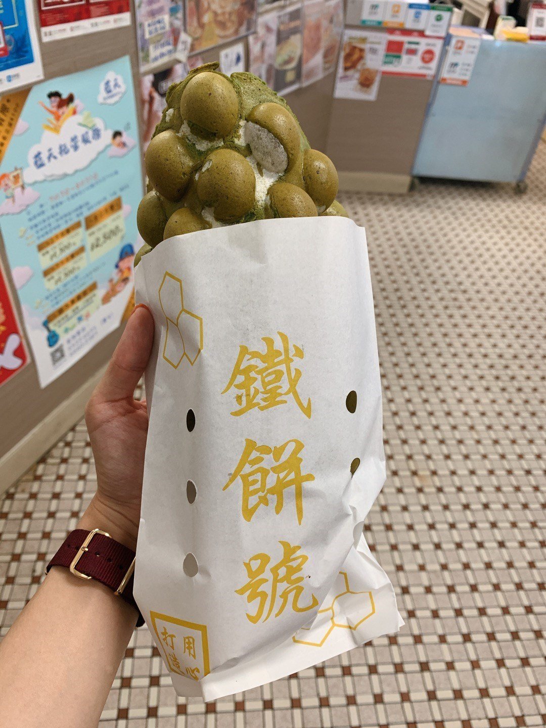 宇治抹茶麻糬雞蛋仔 澳門新馬路的鐵餅號 Openrice 香港開飯喇