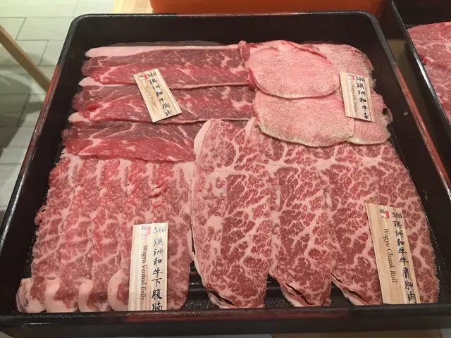M6澳洲和牛胸肉、M6澳洲和牛舌、M6澳洲和牛下腹腩肉、M6澳洲和牛牛肩胛肉盛合