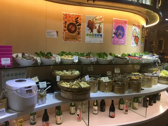 自助食物 - 蔬菜、丸類等等