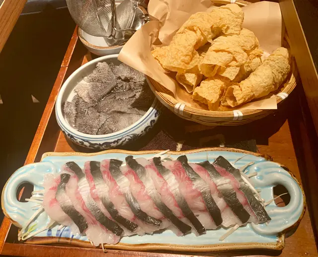 新鮮炸腐皮/炸響鈴、黑柏葉、脆鯇片