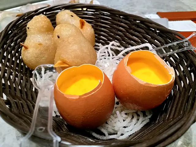 咸水角+芒果布甸(凍) 咸水角少餡油膩