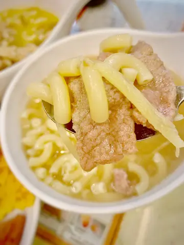 姜丝牛肉通粉