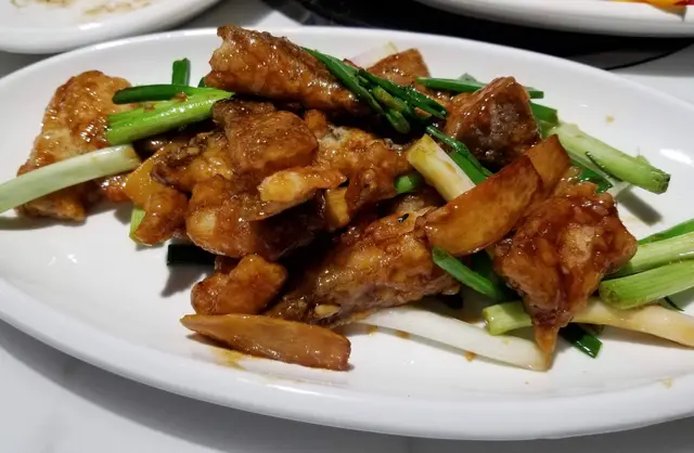 燒汁薑蔥比目魚