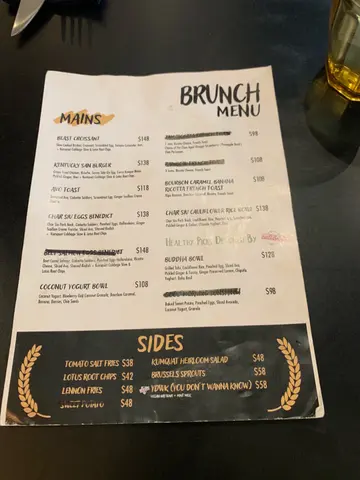 Only for brunch