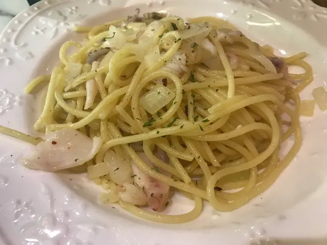 蒜香辣海鮮意大利粉