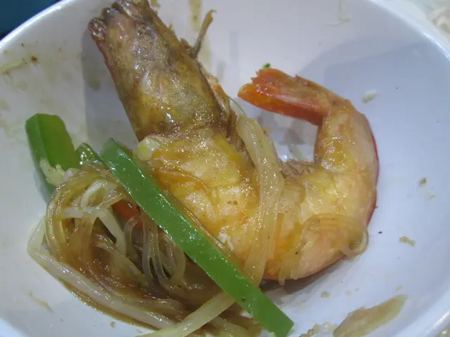 大蝦好有份量，肉質微爽