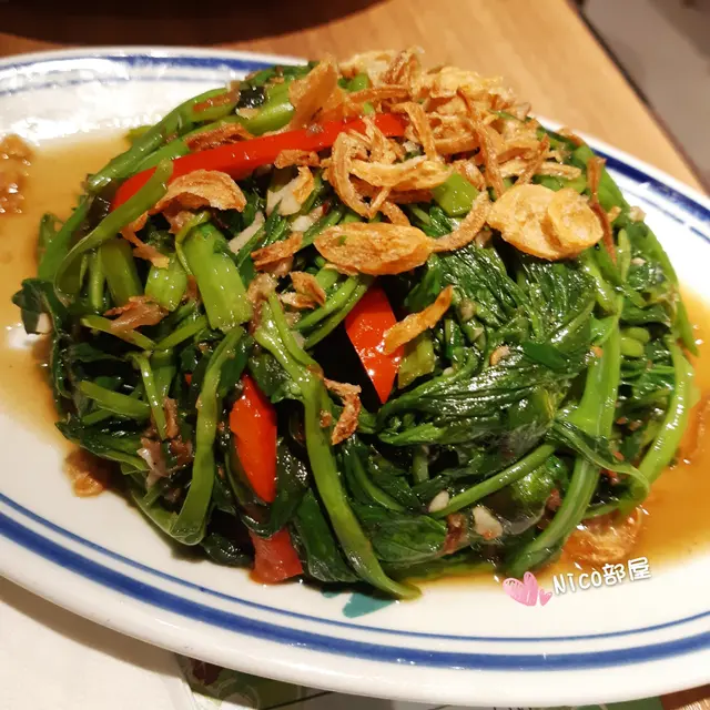 馬拉盞炒通菜