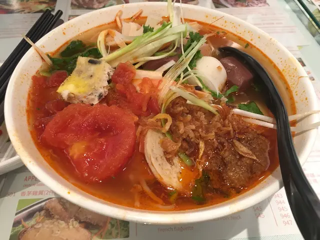 越老蕃茄蟹肉湯檬